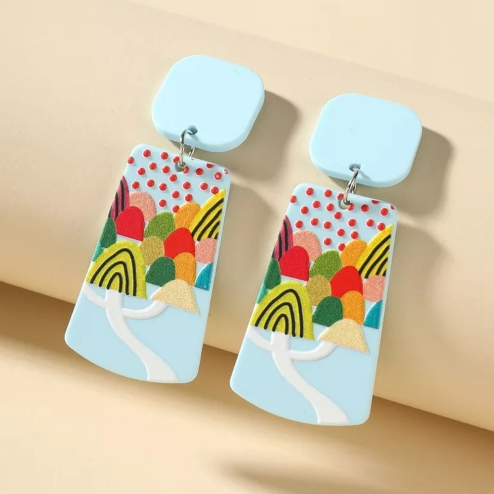 Patterns Acrylic Earrings